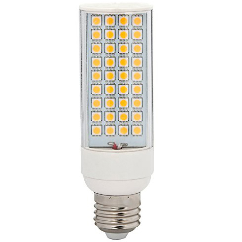 T10 E26/E27 Rotatable LED Tubular Bulb, 7 Watts, 60W Equivalent, AC85-265V